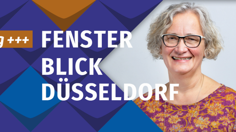 Neu im Blog: Fensterblick Düsseldorf; Bild von Iris Colsman, Leiterin des KSL Düsseldorf