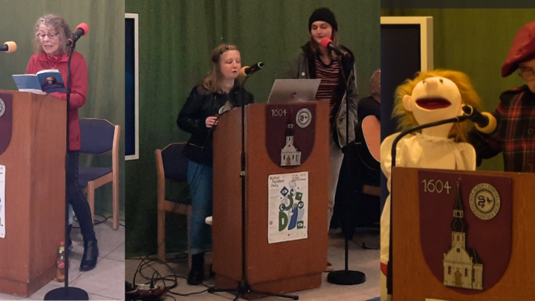 Vortragende bei der Lesung des KulturTandems in Alpen