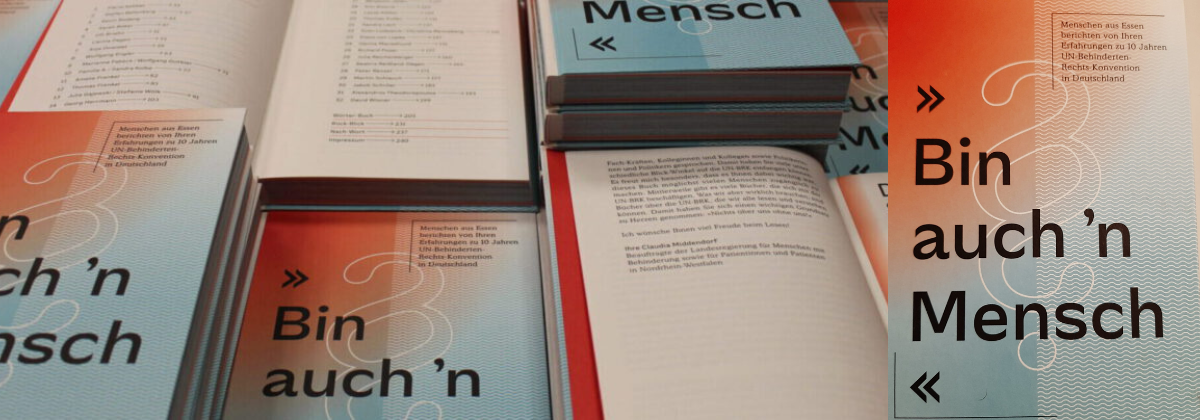 Mehrere Bücher mit dem Titel "Bin auch `n Mensch“